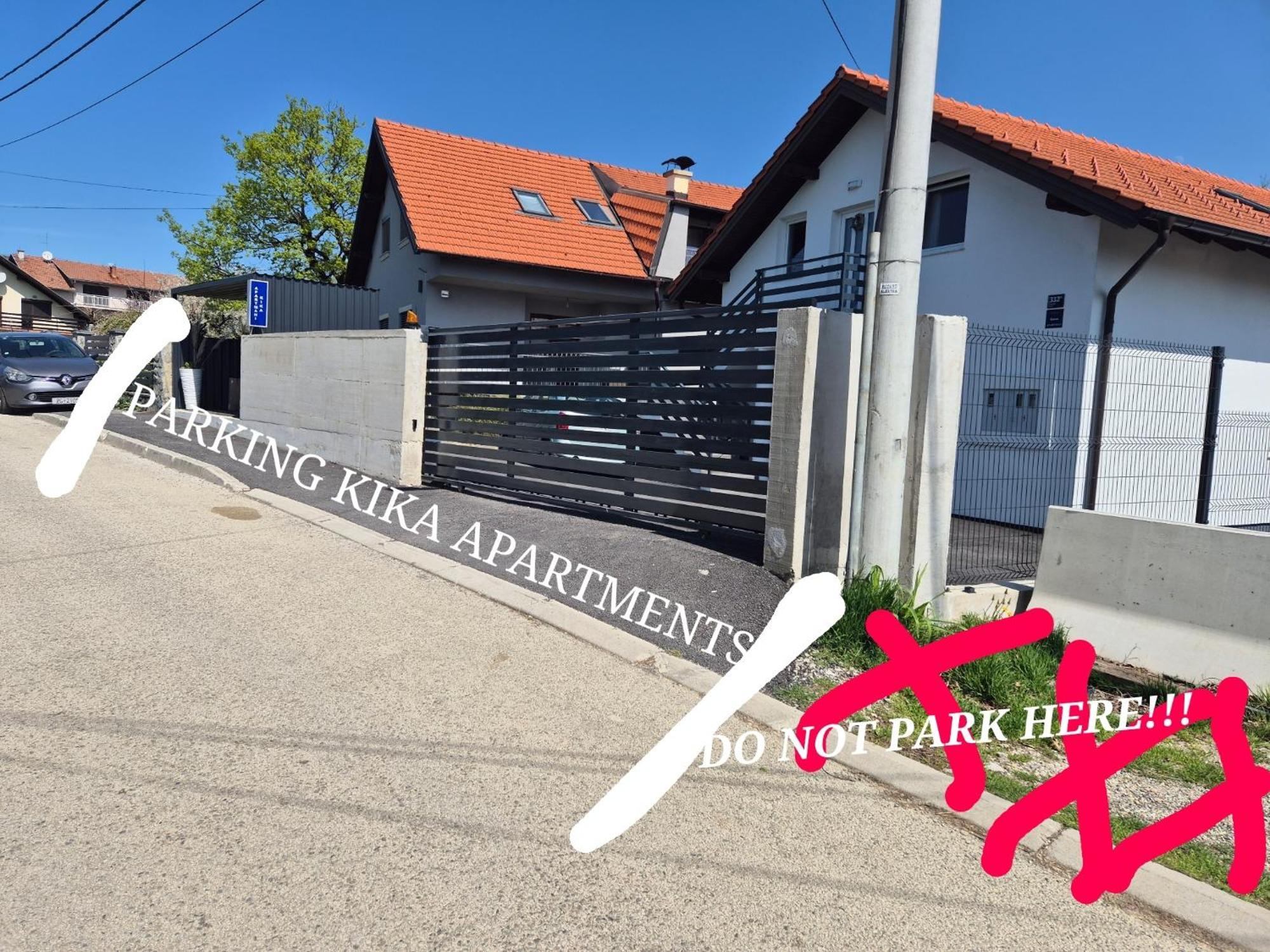 Kika Apartmani-Free Parking- 7 Km Od Centra Zagreb Eksteriør bilde